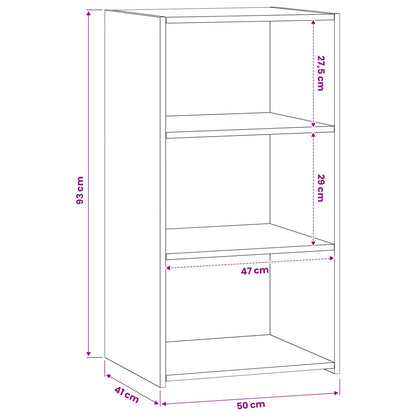 Credenza Legno antico 50 x 41 x 93 cm Legno ingegnerizzato