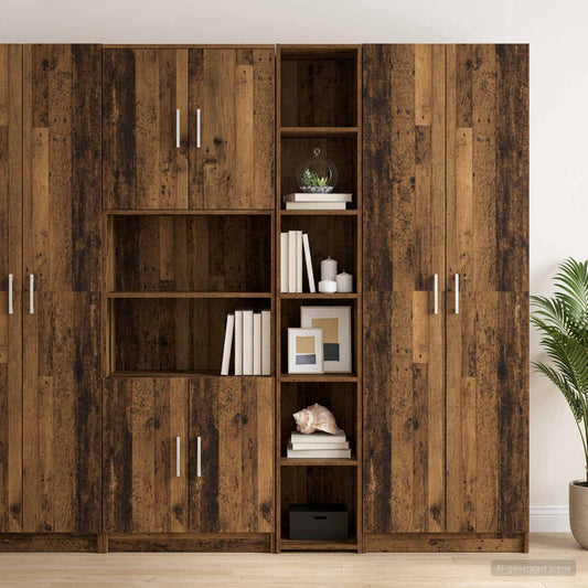 Credenza Legno antico 30 x 41 x 185 cm Legno ingegnerizzato