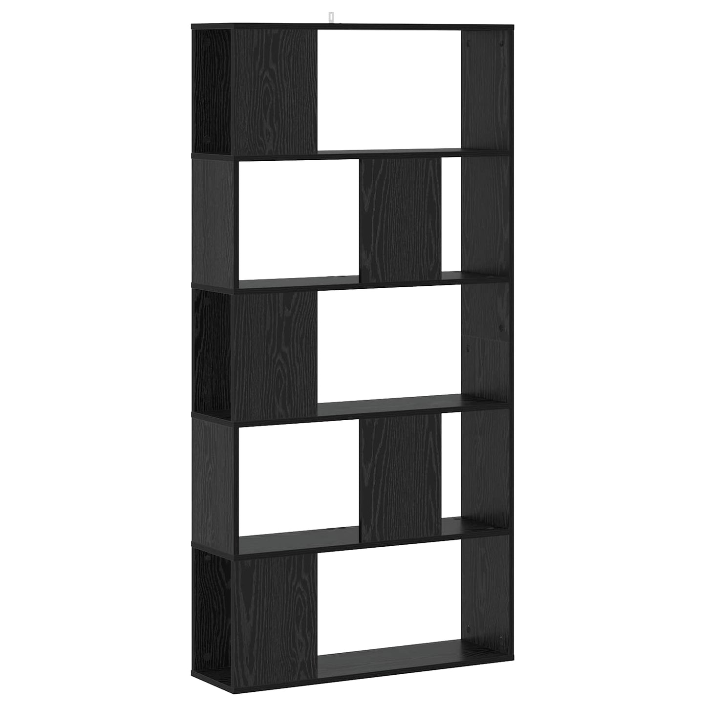 Libreria Rovere nero 80,5 x 23,5 x 162,5 cm PB | homemem39