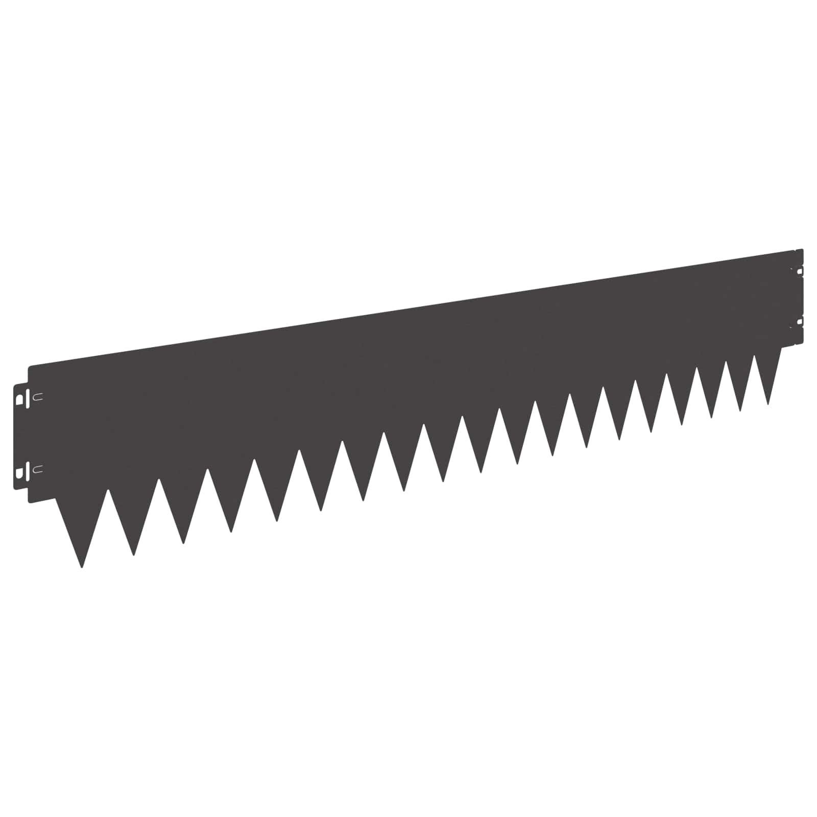 Bordura per Prato 20 pcs 103 x 20 cm metallo Nero | homemem39