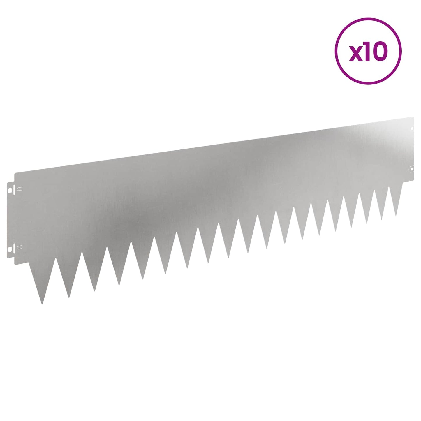 Bordura per Prato 10 pcs metallo | homemem39