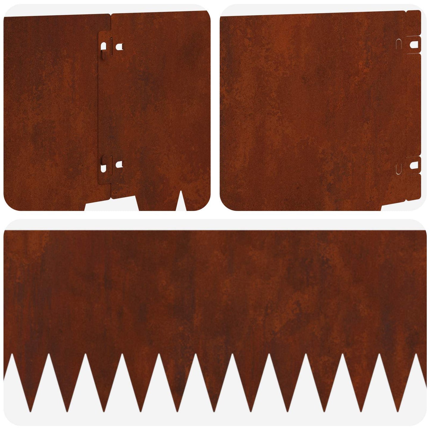 Bordura per Prato 20 pcs metallo | homemem39