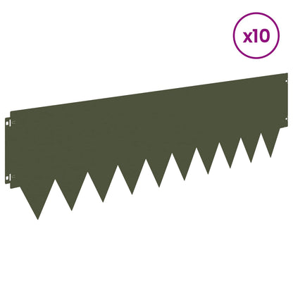 Bordura per Prato 10 pcs metallo | homemem39