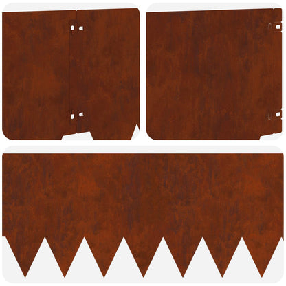 Bordura per Prato 10 pcs metallo