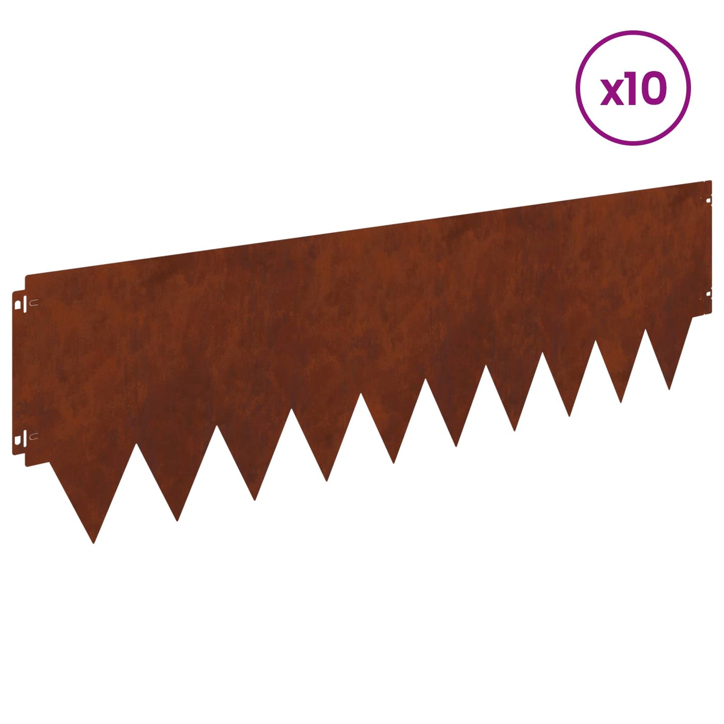 Bordura per Prato 10 pcs metallo | homemem39