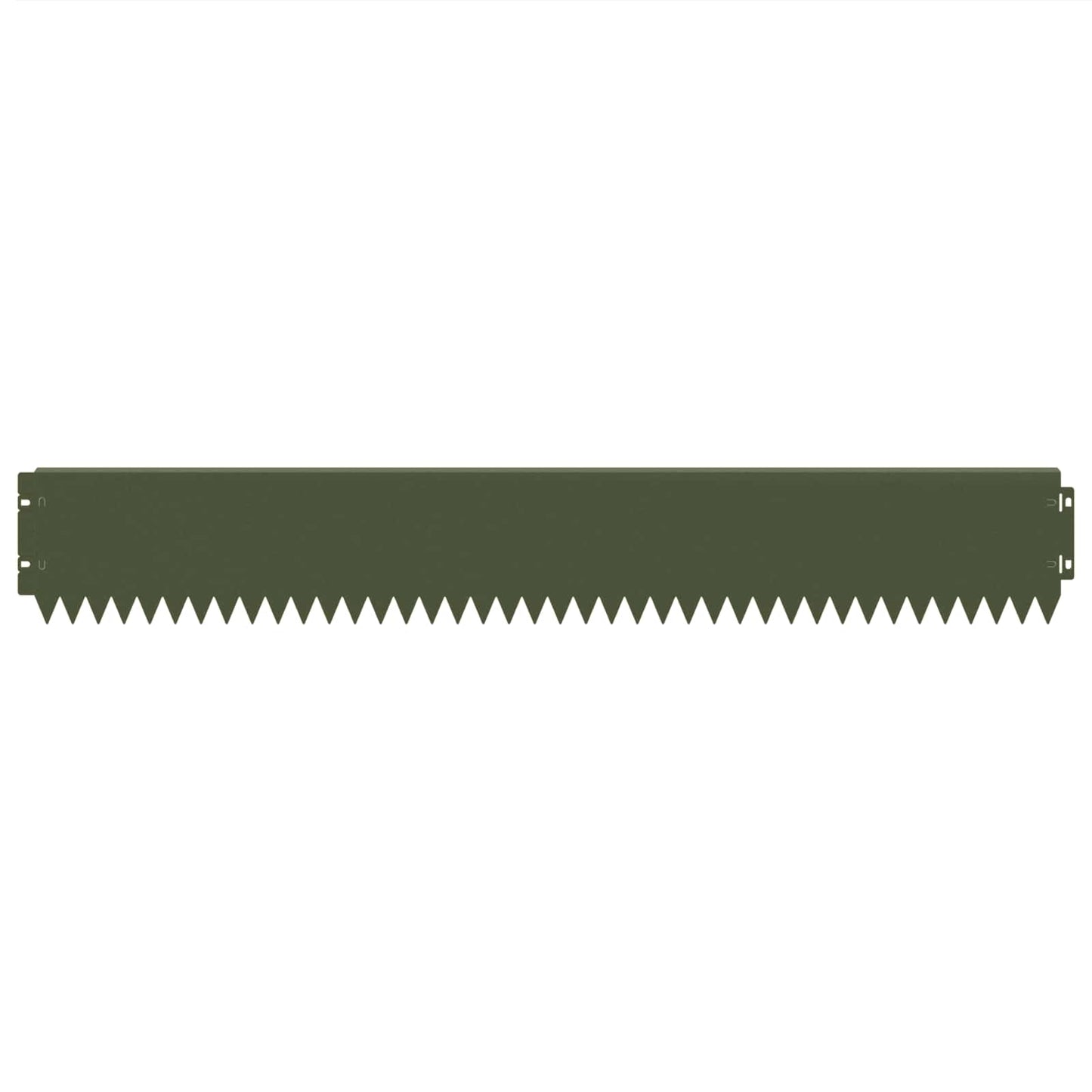 Bordura per Prato 10 pcs 103 x 15 cm Acciaio Verde Oliva | homemem39