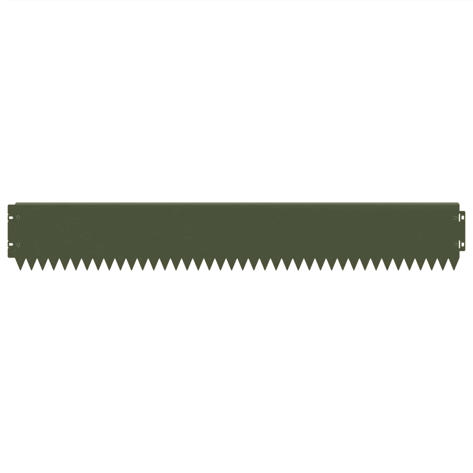 Bordura per Prato 20 pcs 103 x 15 cm Acciaio Verde Oliva | homemem39