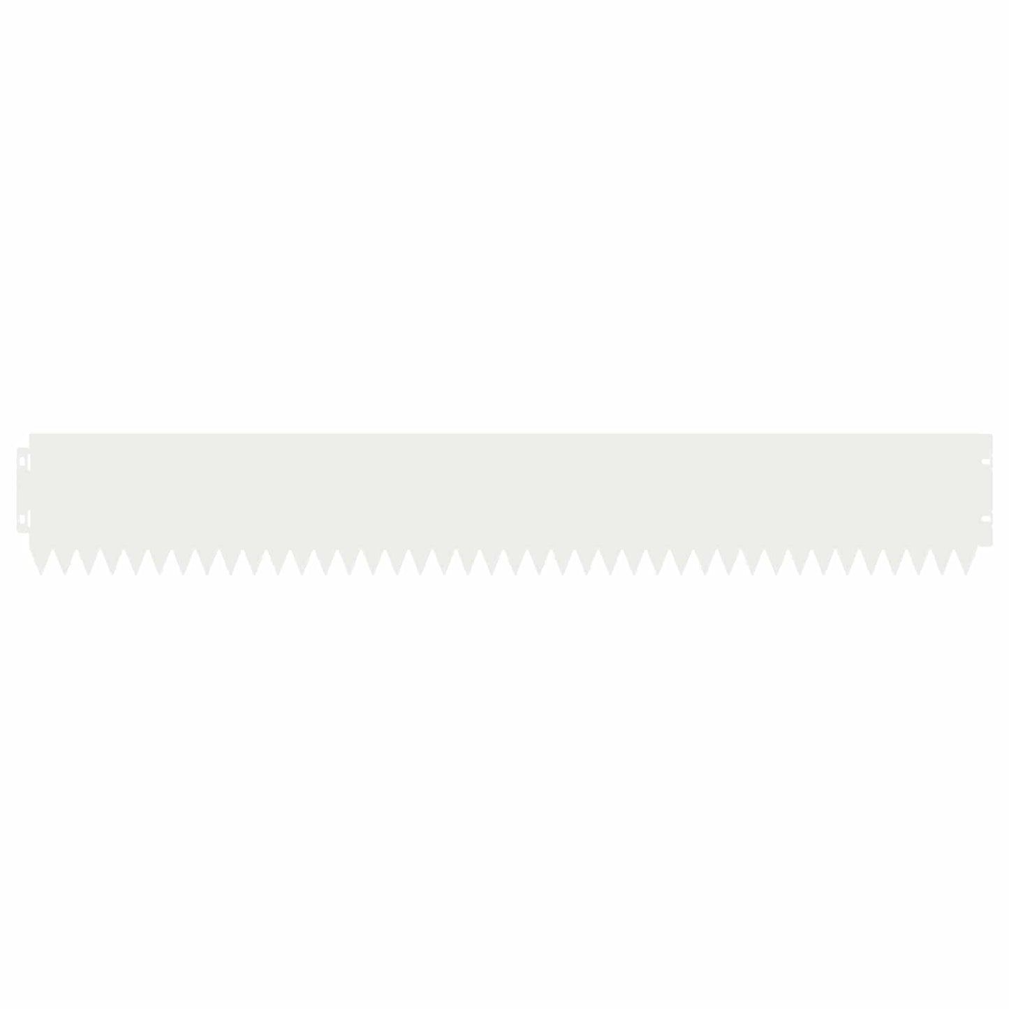Bordura per Prato 30 pcs 103 x 15 cm Acciaio Bianco | homemem39