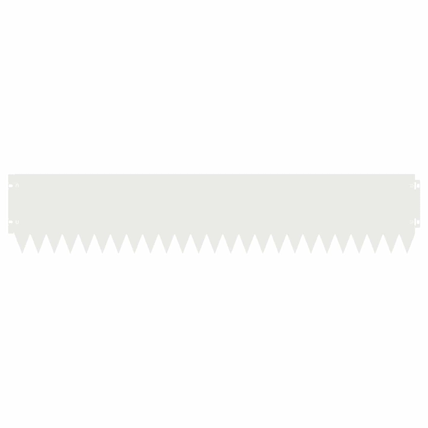 Bordura per Prato 10 pcs 103 x 20 cm Acciaio Bianco | homemem39