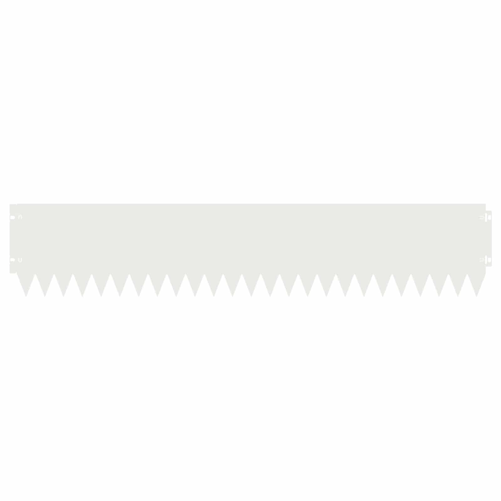 Bordura per Prato 20 pcs 103 x 20 cm Acciaio Bianco | homemem39