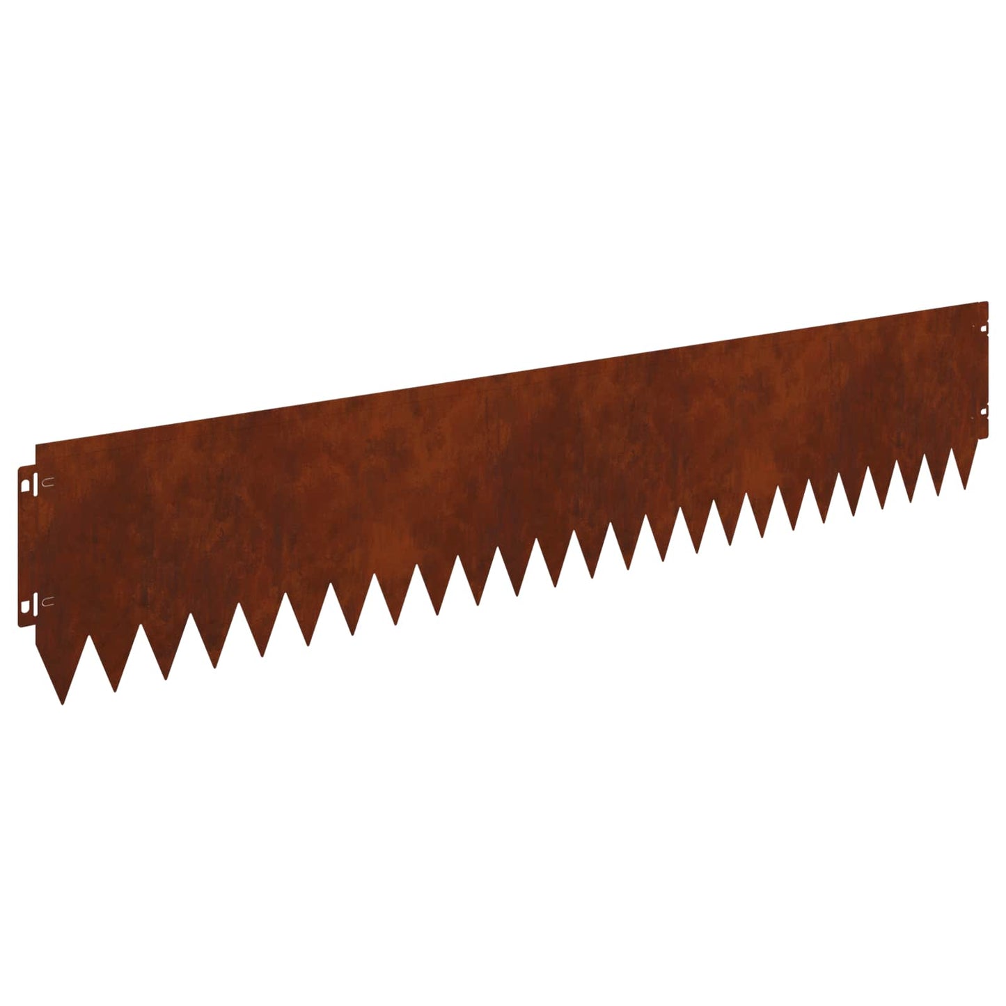 Bordura per Prato 20 pcs 103 x 20 cm Acciaio Ruggine | homemem39