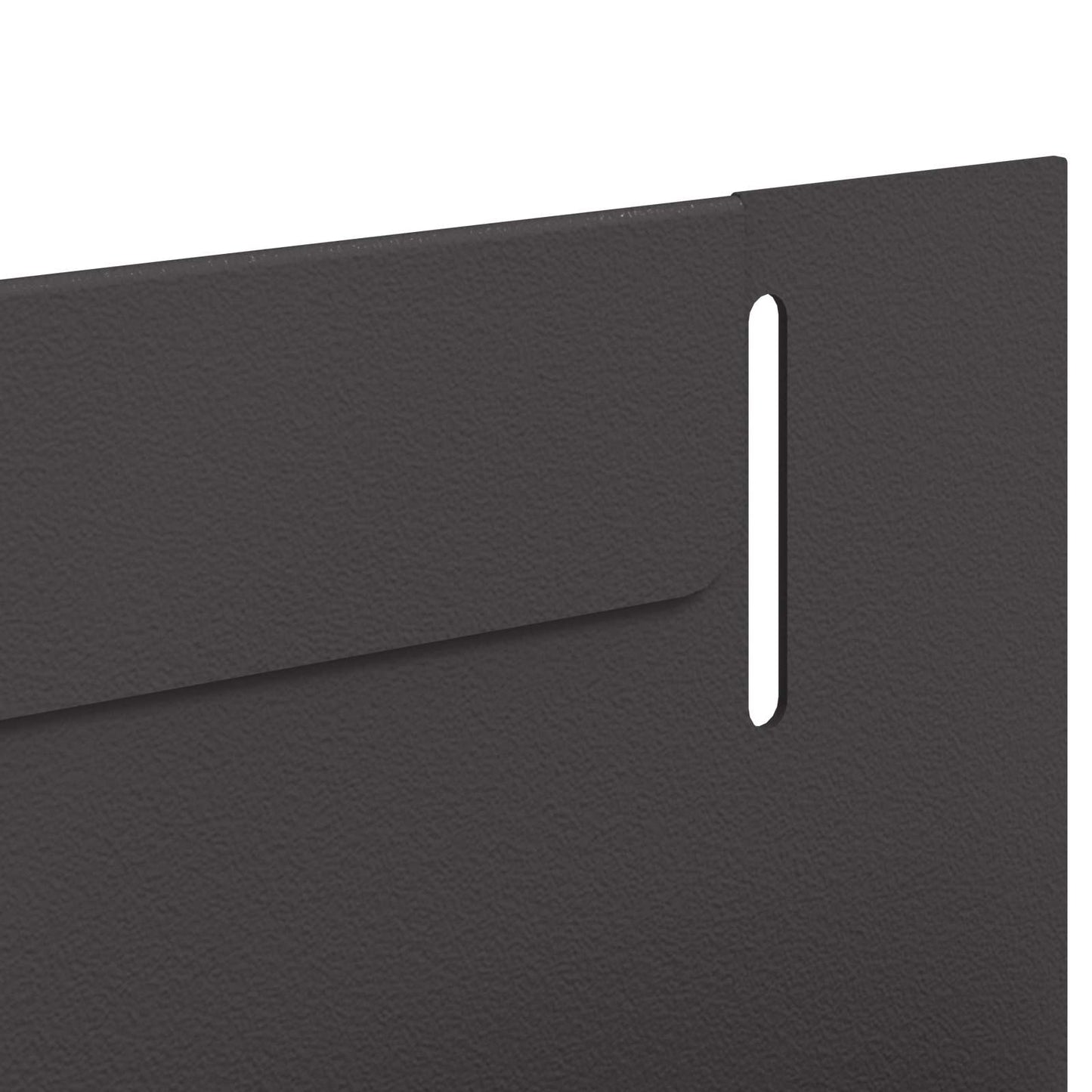 Bordura per Prato 20 pcs 102 x 4 x 4 cm Acciaio Nero | homemem39