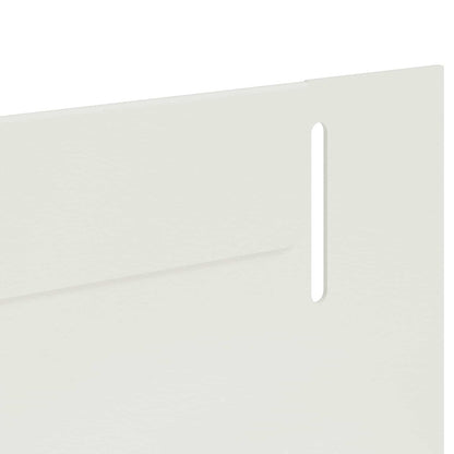 Bordura per Prato 20 pcs 102 x 4 x 4 cm Acciaio Bianco | homemem39