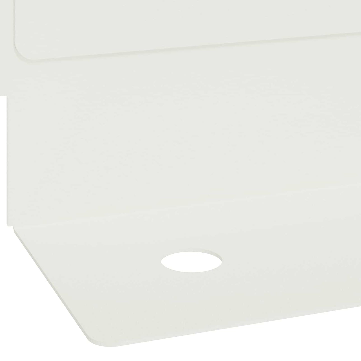 Bordura per Prato 20 pcs 102 x 4 x 4 cm Acciaio Bianco | homemem39