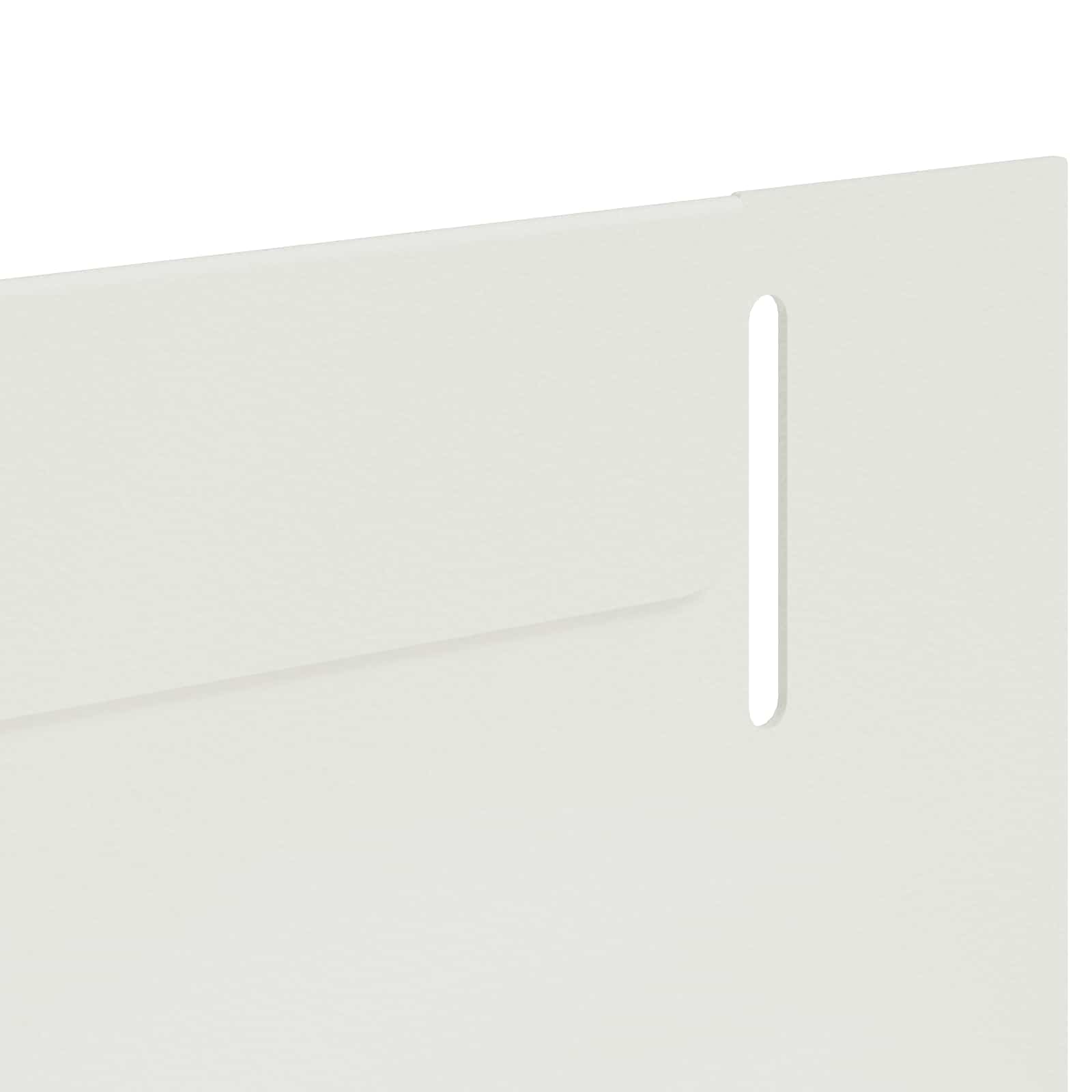 Bordura per Prato 50 pcs 102 x 4 x 4 cm Acciaio Bianco | homemem39