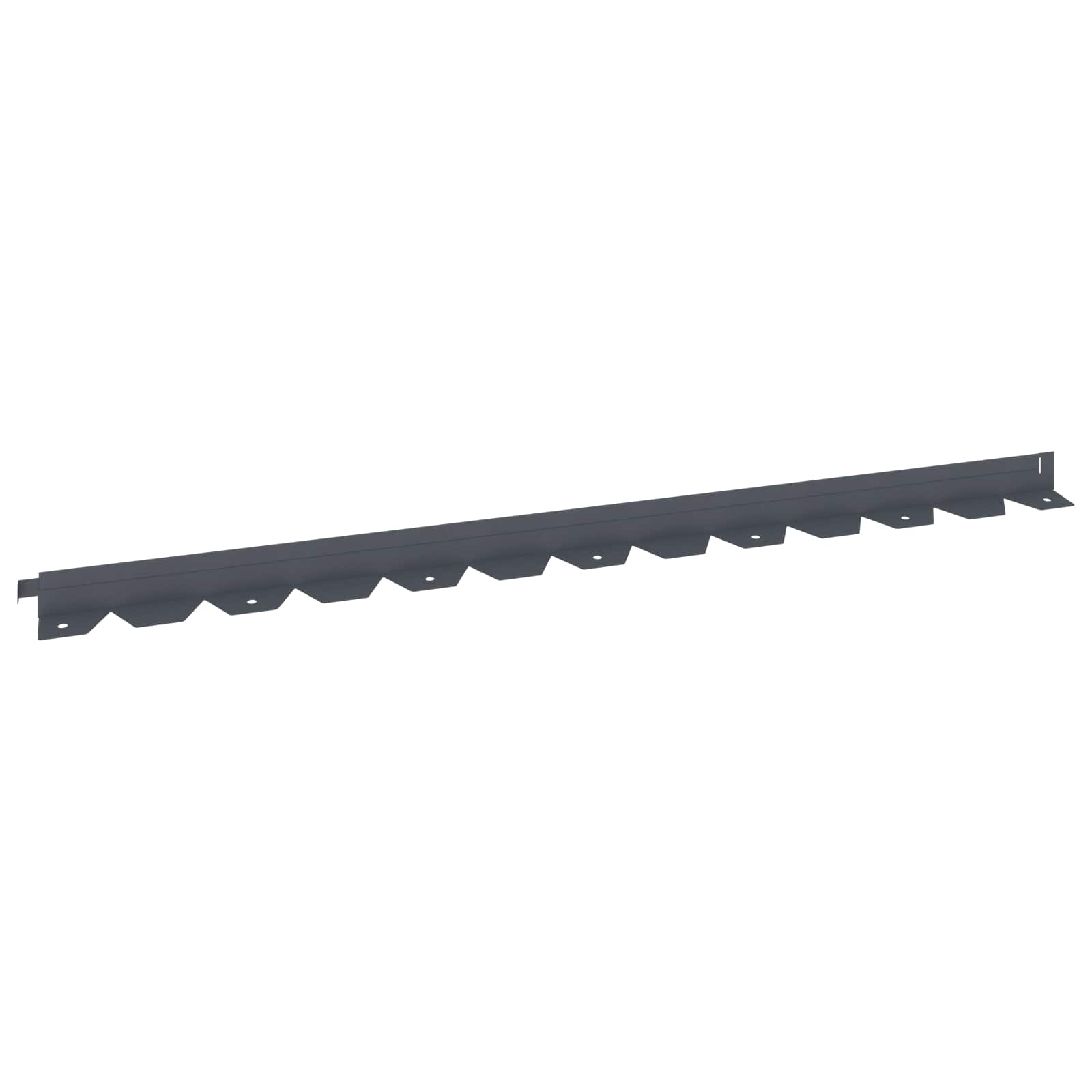 Bordura per Prato 10 pcs 102 x 4 x 4 cm Acciaio Antracite | homemem39