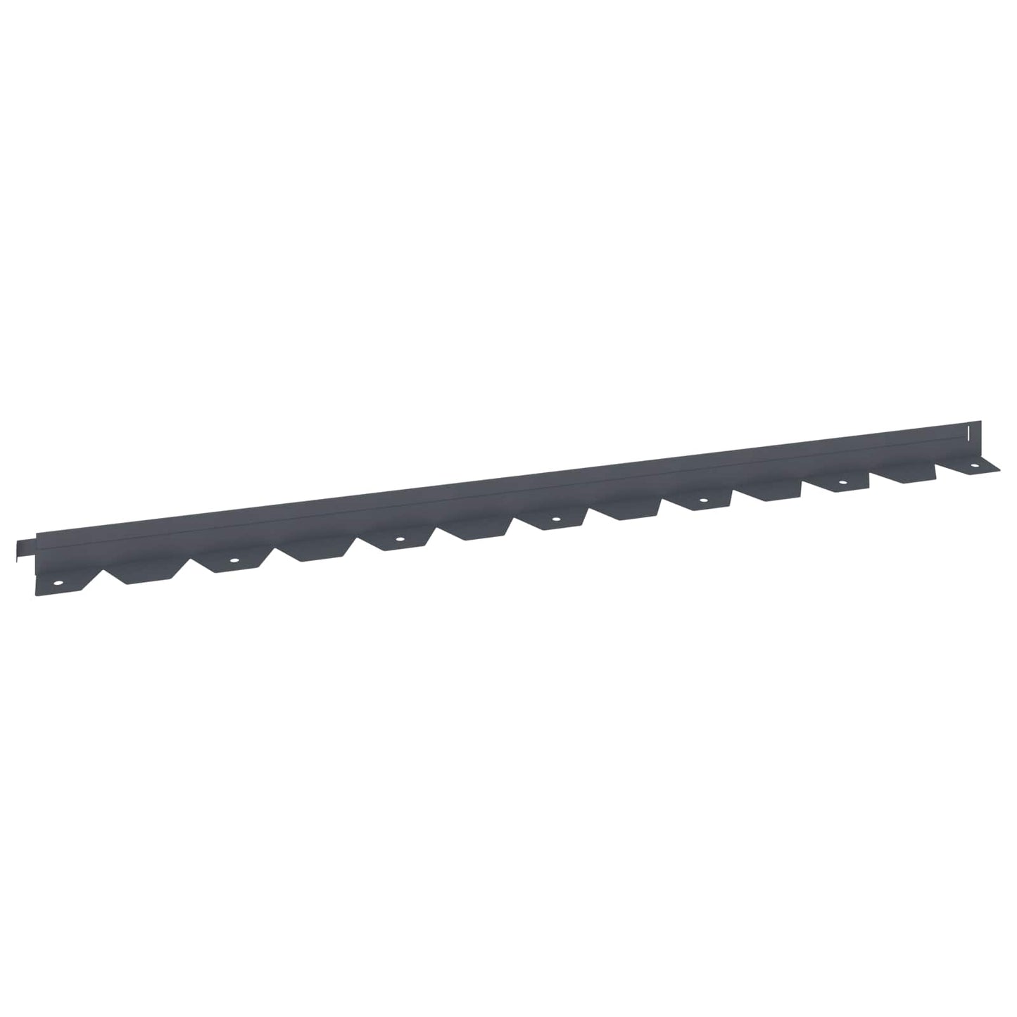 Bordura per Prato 20 pcs 102 x 4 x 4 cm Acciaio Antracite | homemem39