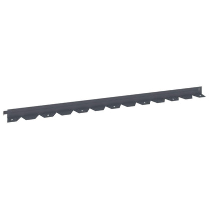Bordura per Prato 20 pcs 102 x 4 x 4 cm Acciaio Antracite | homemem39