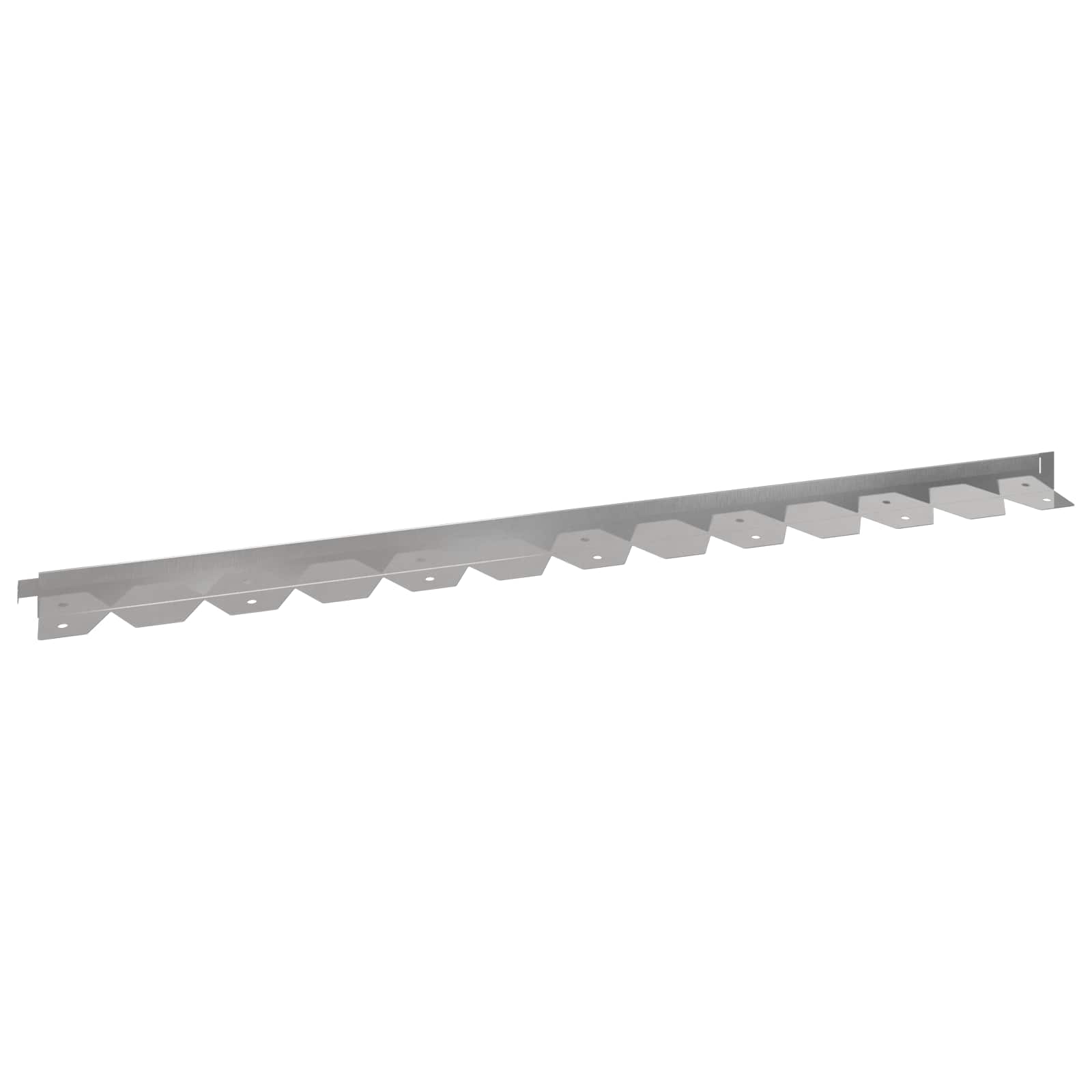 Bordura per Prato 10 pcs 102 x 4 x 4 cm Acciaio Argento | homemem39