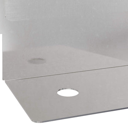 Bordura per Prato 20 pcs 102 x 4 x 4 cm Acciaio Argento | homemem39