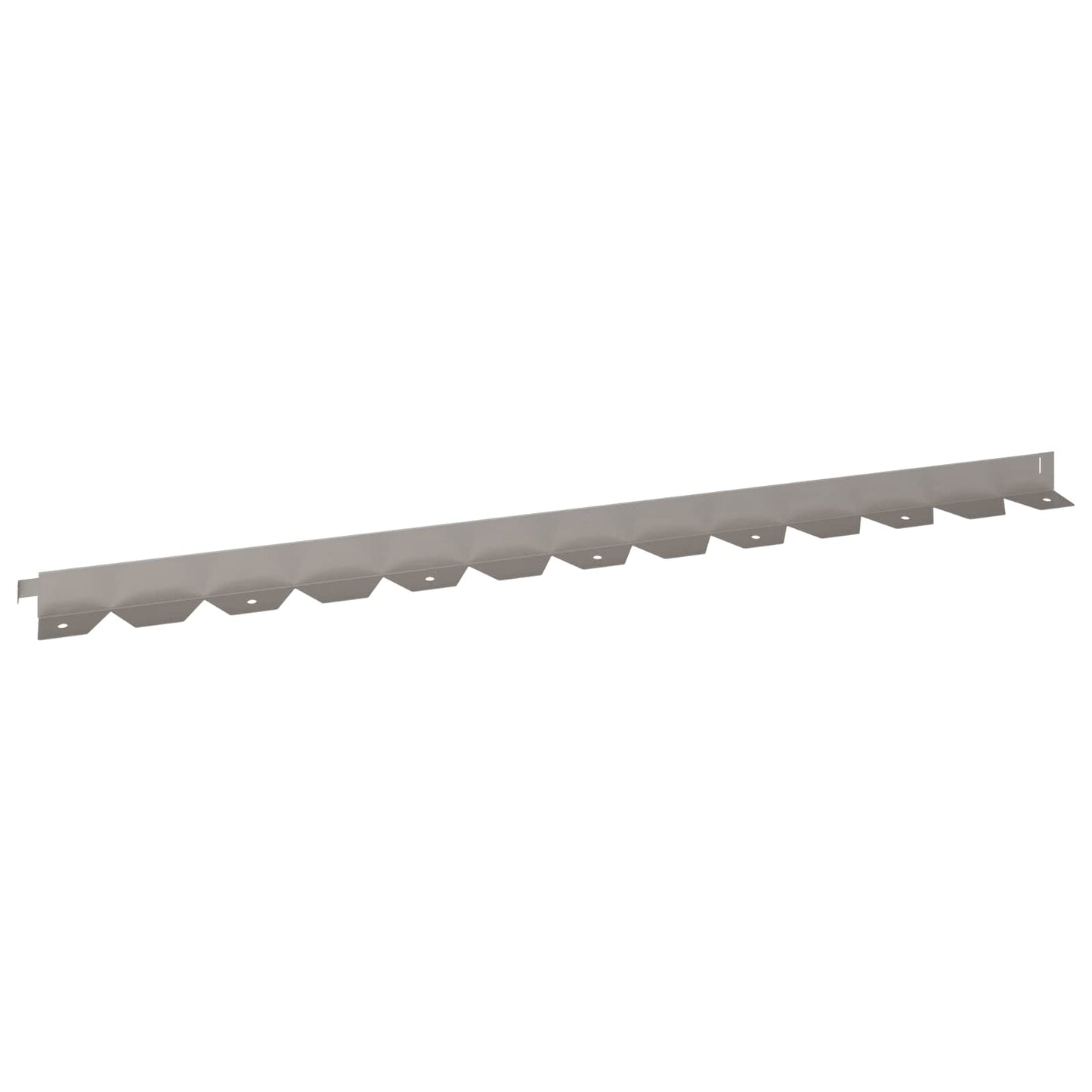 Bordura per Prato 20 pcs 102 x 4 x 4 cm Acciaio Ruggine | homemem39