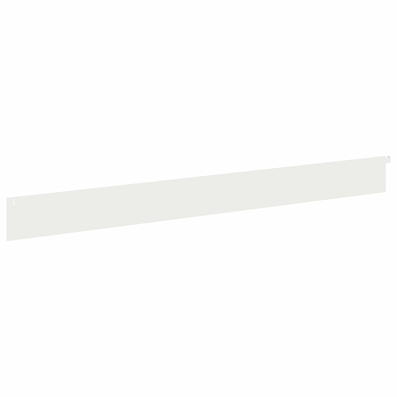 Bordura per Prato 20 pcs 102 x 10 x 4 cm Acciaio Bianco | homemem39