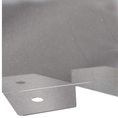 Bordura per Prato 10 pcs 102 x 10 x 4 cm Acciaio Argento | homemem39