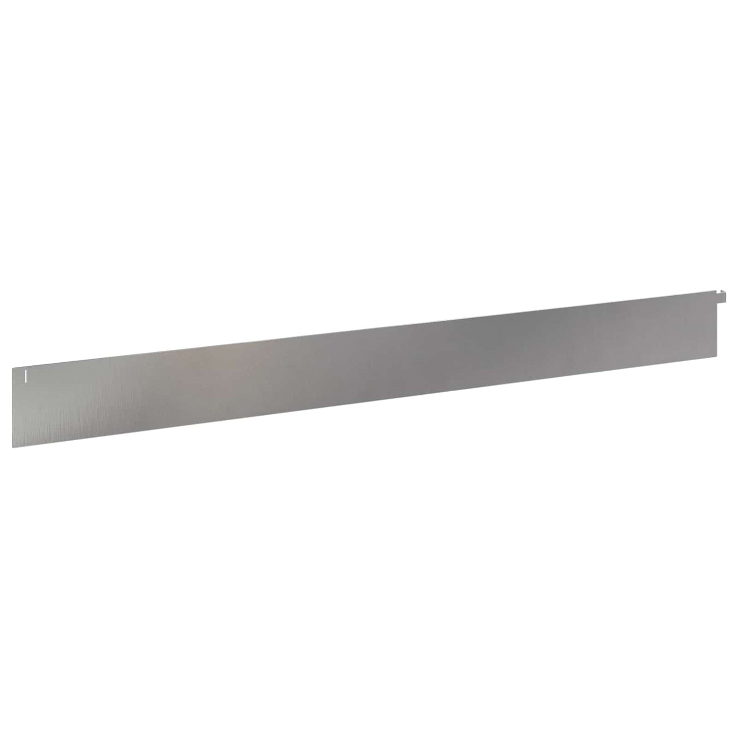 Bordura per Prato 30 pcs 102 x 10 x 4 cm Acciaio Argento | homemem39