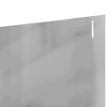 Bordura per Prato 20 pcs 102 x 10 x 4 cm Acciaio Argento | homemem39