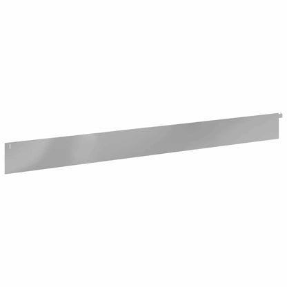 Bordura per Prato 20 pcs 102 x 10 x 4 cm Acciaio Argento | homemem39