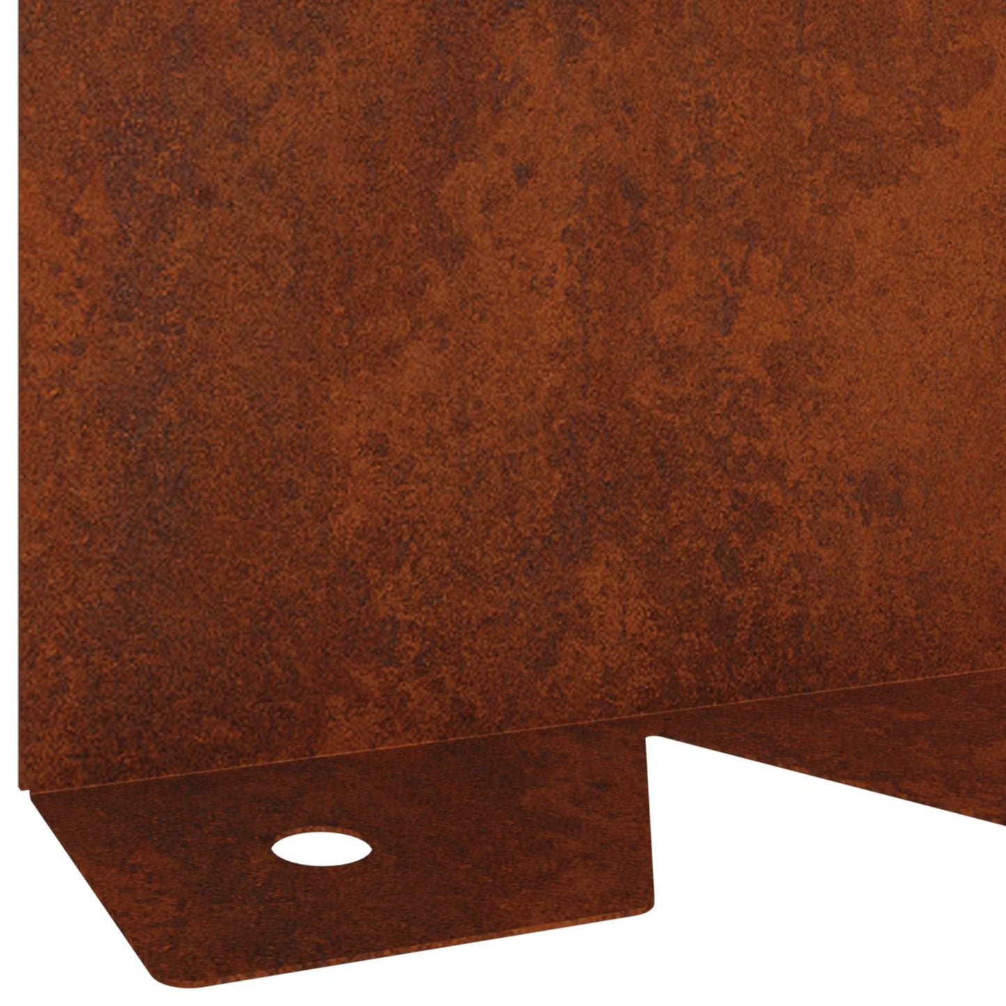 Bordura per Prato 10 pcs 102 x 10 x 4 cm Acciaio Ruggine | homemem39