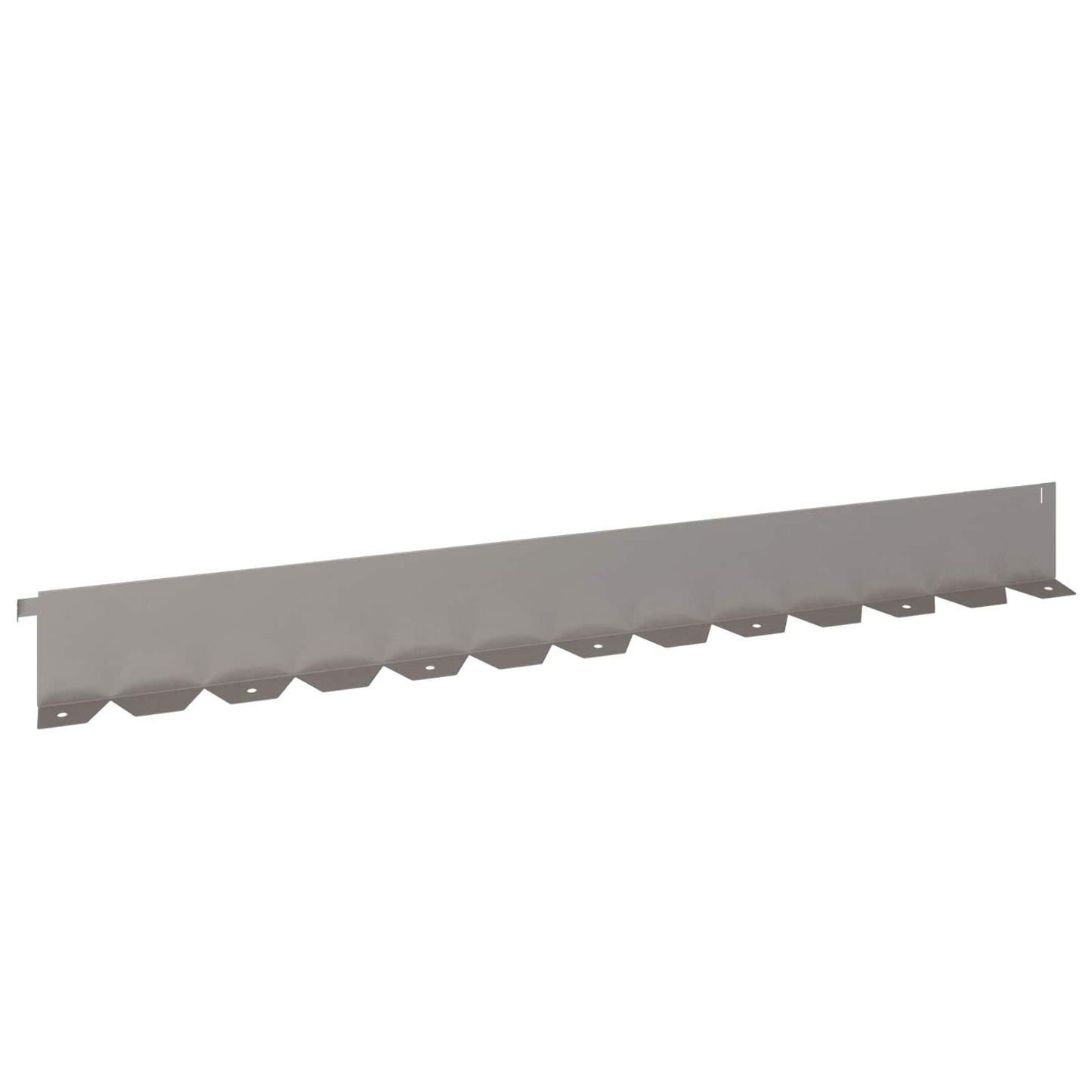 Bordura per Prato 10 pcs 102 x 10 x 4 cm Acciaio Ruggine | homemem39