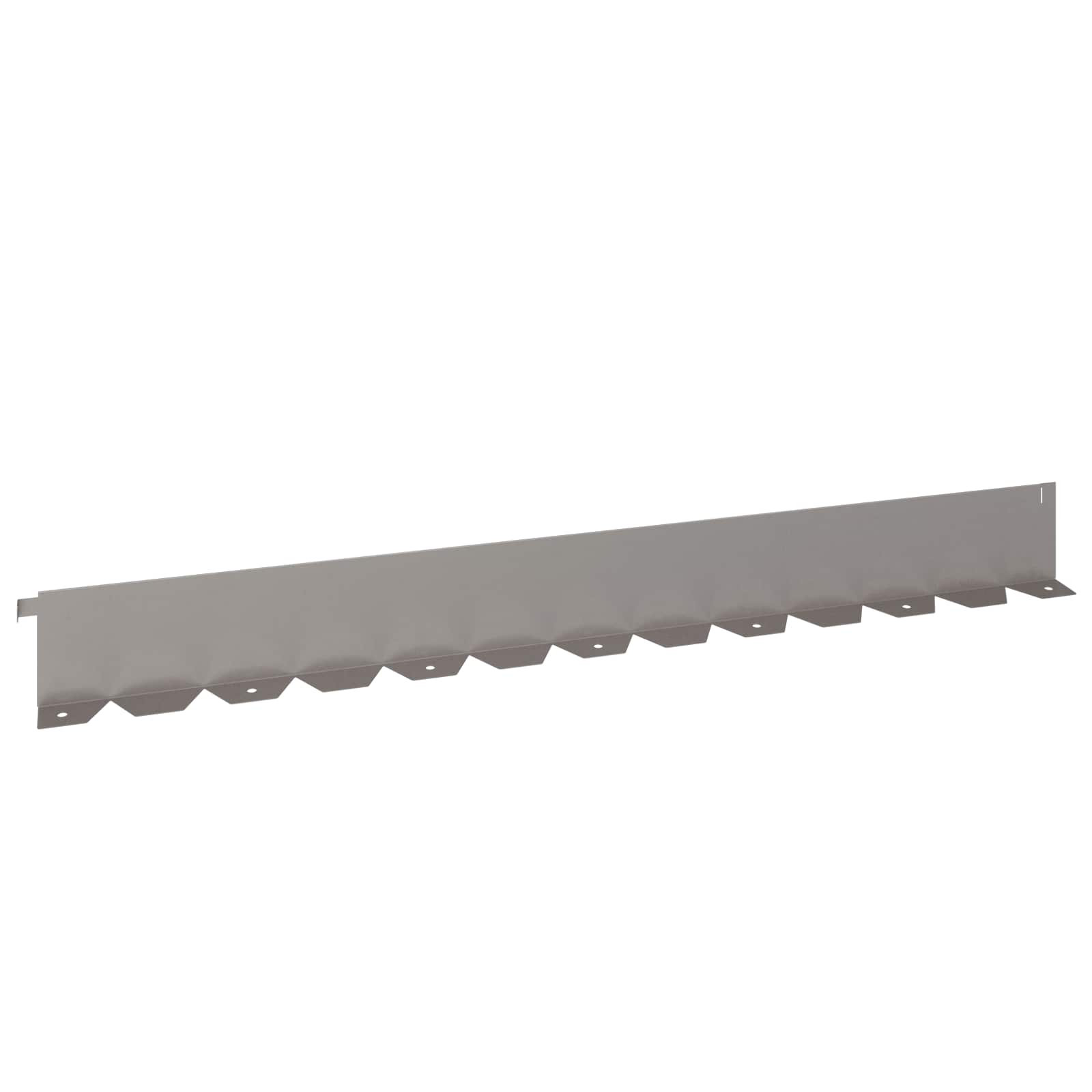 Bordura per Prato 10 pcs 102 x 10 x 4 cm Acciaio Ruggine | homemem39