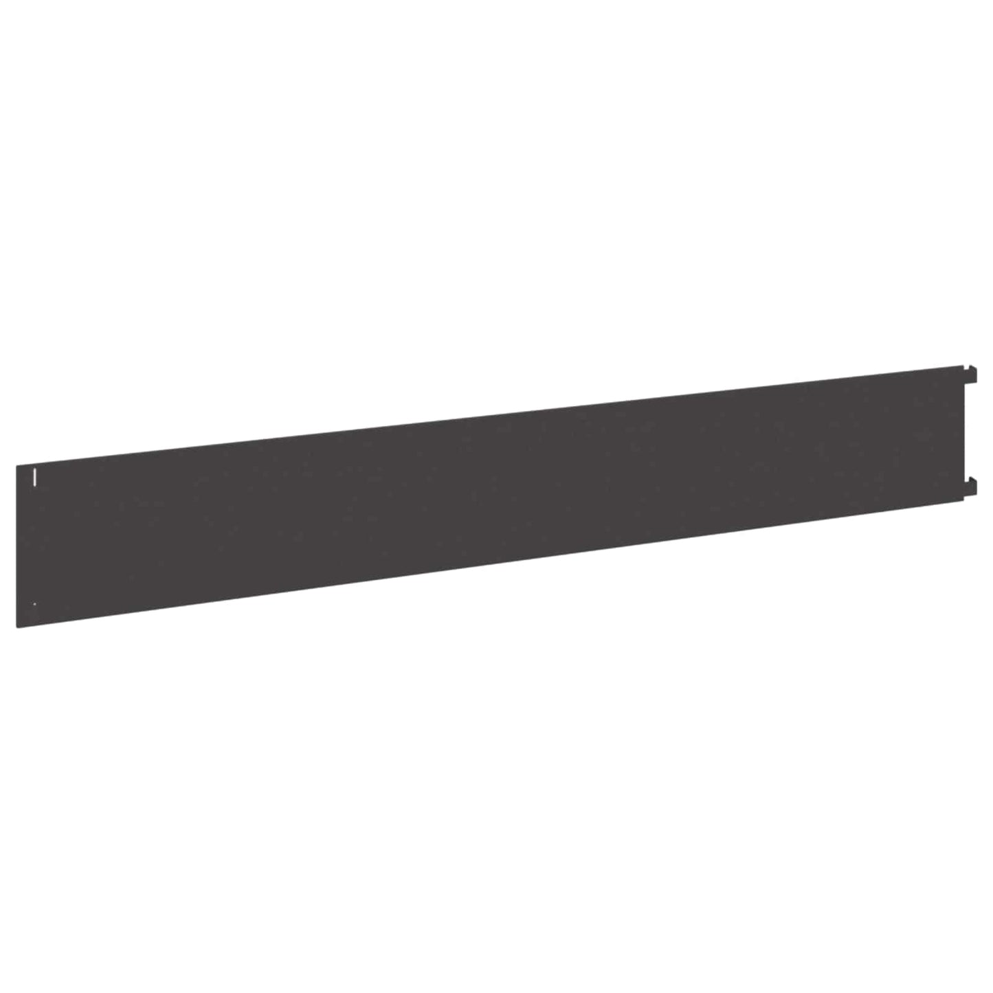 Bordura per Prato 10 pcs 102 x 15 x 4 cm Acciaio Nero | homemem39