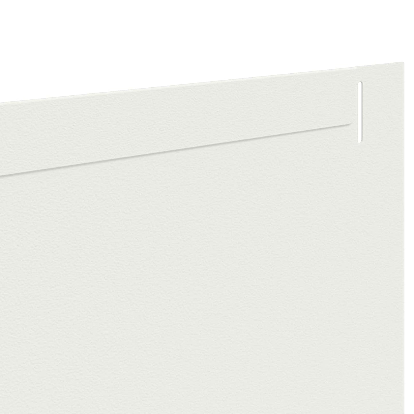 Bordura per Prato 10 pcs 102 x 15 x 4 cm Acciaio Bianco | homemem39