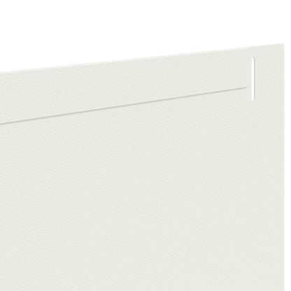 Bordura per Prato 20 pcs 102 x 15 x 4 cm Acciaio Bianco | homemem39