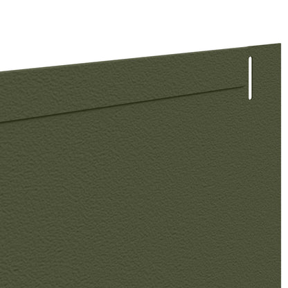 Bordura per Prato 10 pcs 102 x 15 x 4 cm Acciaio Verde Oliva | homemem39