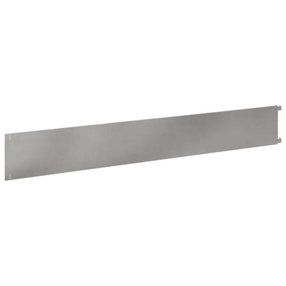 Bordura per Prato 20 pcs 102 x 15 x 4 cm Acciaio Argento | homemem39
