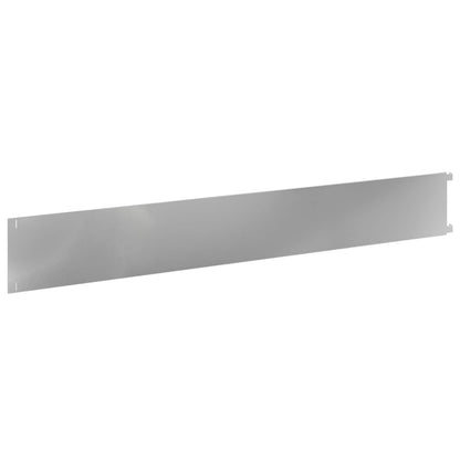 Bordura per Prato 10 pcs 102 x 15 x 4 cm Acciaio Argento | homemem39