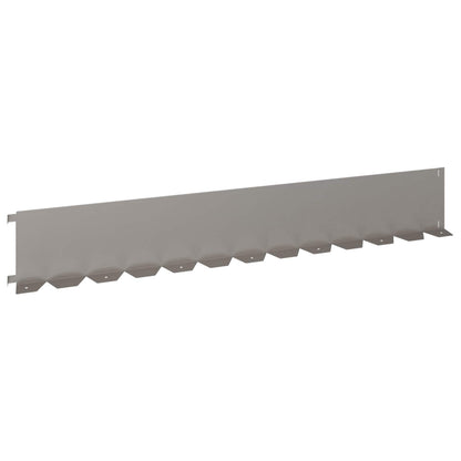 Bordura per Prato 20 pcs 102 x 15 x 4 cm Acciaio Ruggine | homemem39