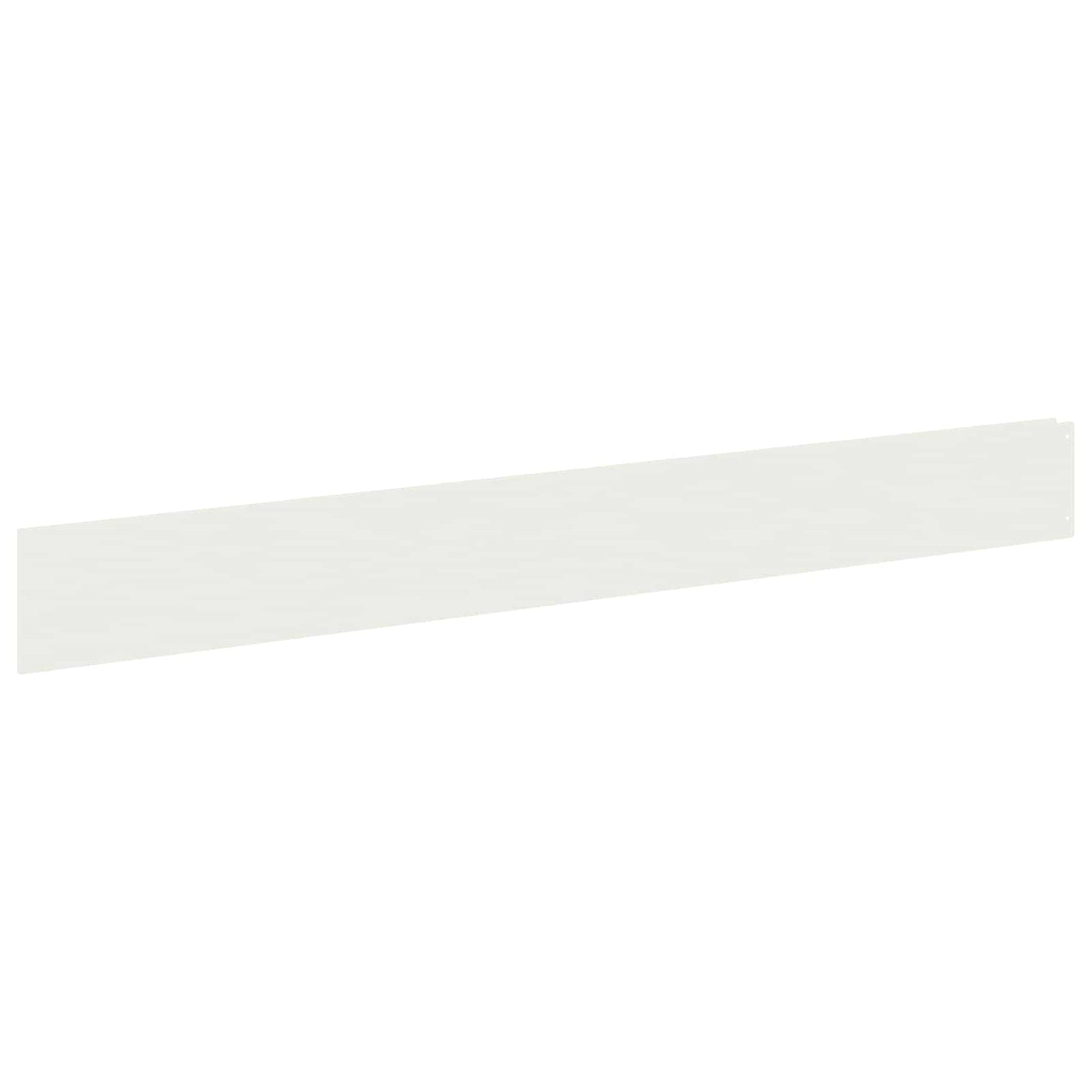 Bordura per Prato 20 pcs 100 x 12 cm Acciaio Bianco | homemem39