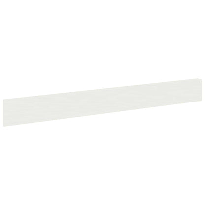 Bordura per Prato 20 pcs 100 x 12 cm Acciaio Bianco | homemem39