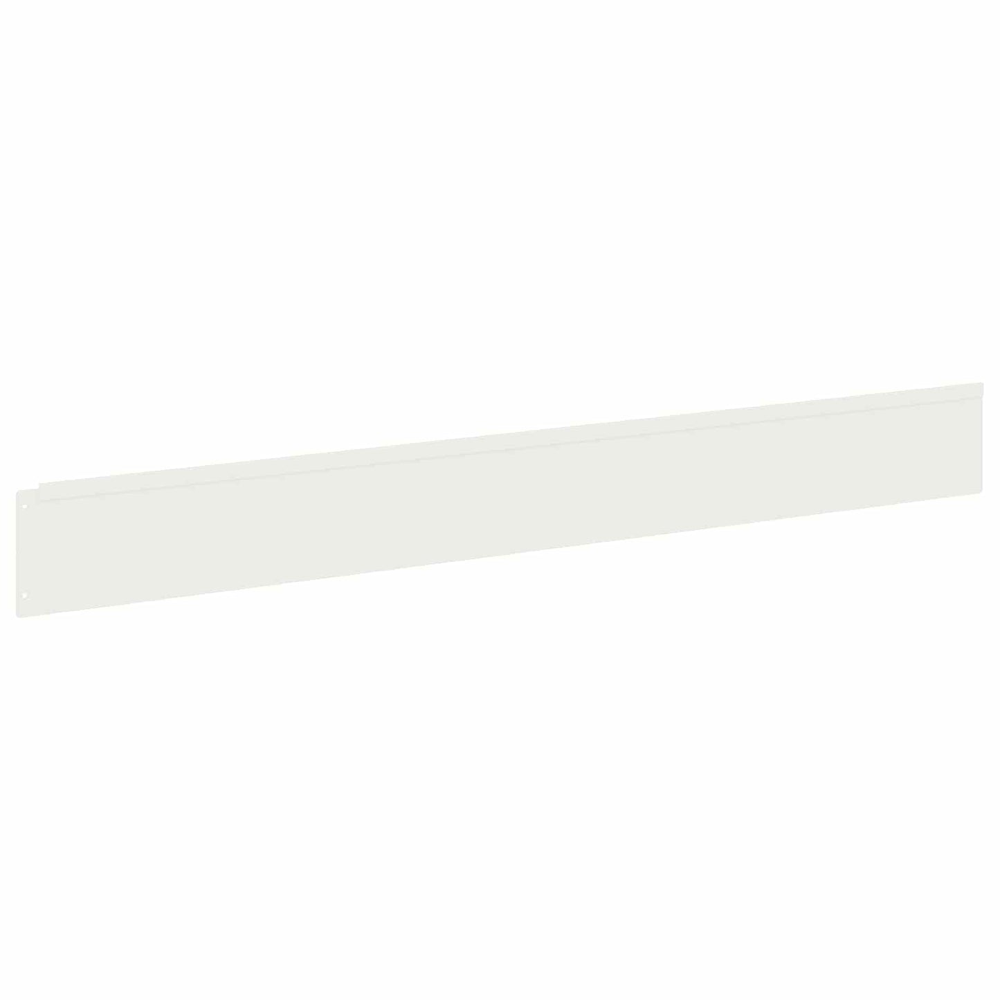 Bordura per Prato 20 pcs 100 x 12 cm Acciaio Bianco | homemem39