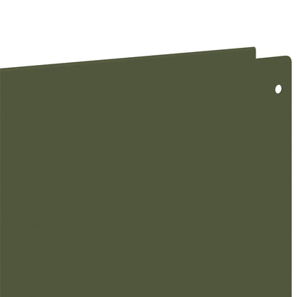 Bordura per Prato 20 pcs 100 x 12 cm Acciaio Verde Oliva | homemem39