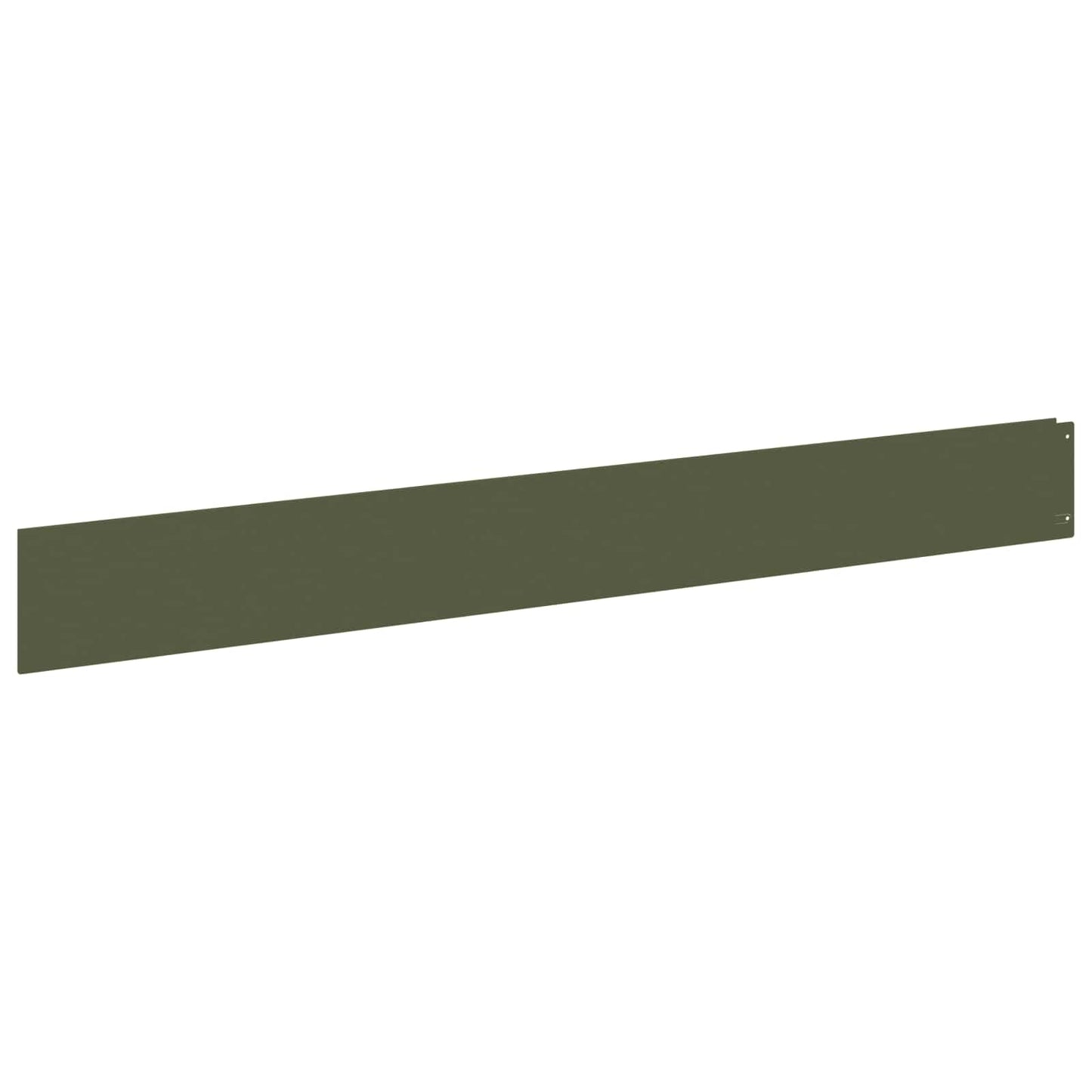 Bordura per Prato 30 pcs 100 x 12 cm Acciaio Verde Oliva | homemem39