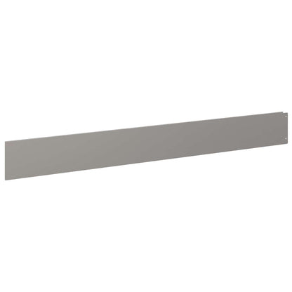 Bordura per Prato 50 pcs 100 x 12 cm Acciaio Ruggine | homemem39
