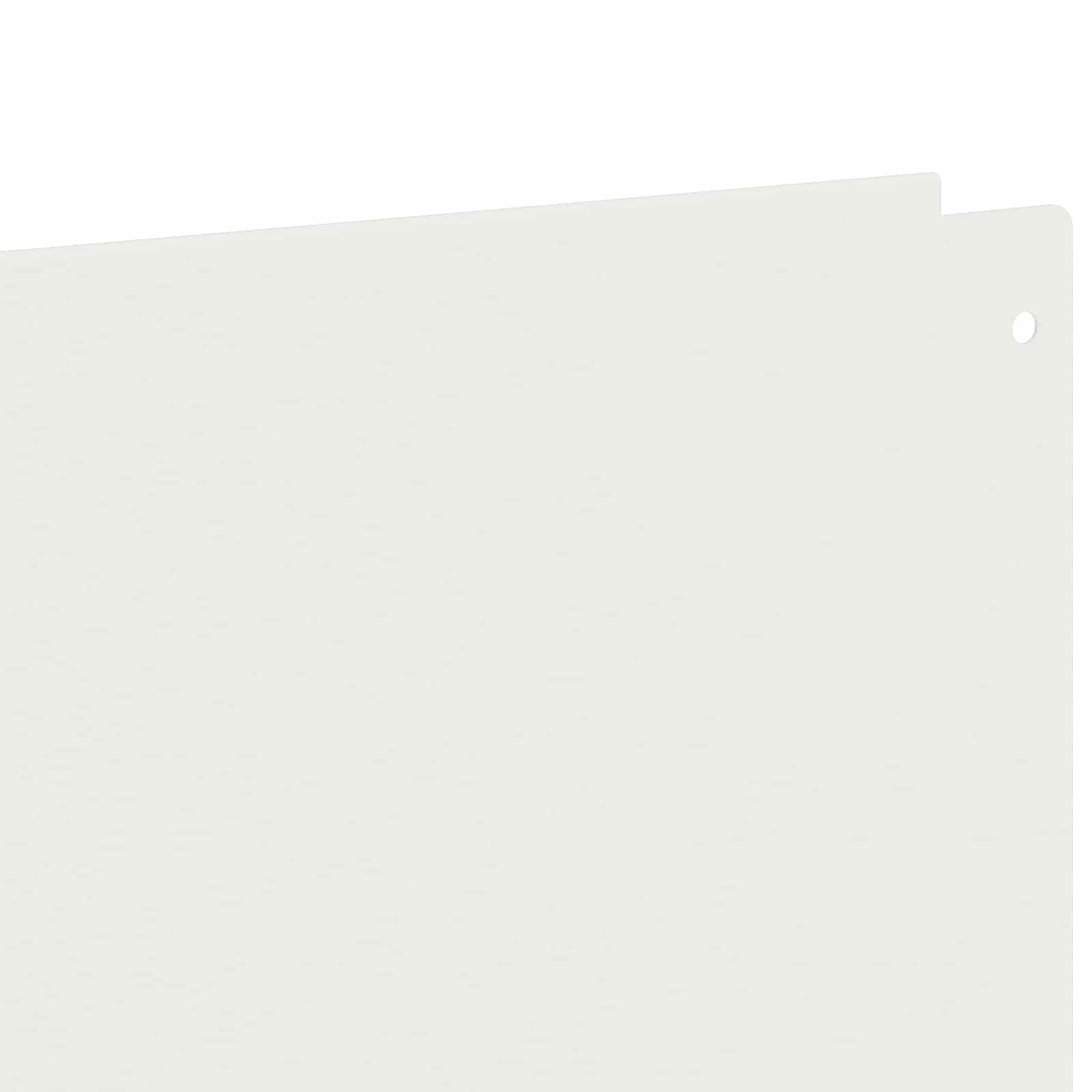 Bordura per Prato 20 pcs 100 x 15 cm Acciaio Bianco | homemem39