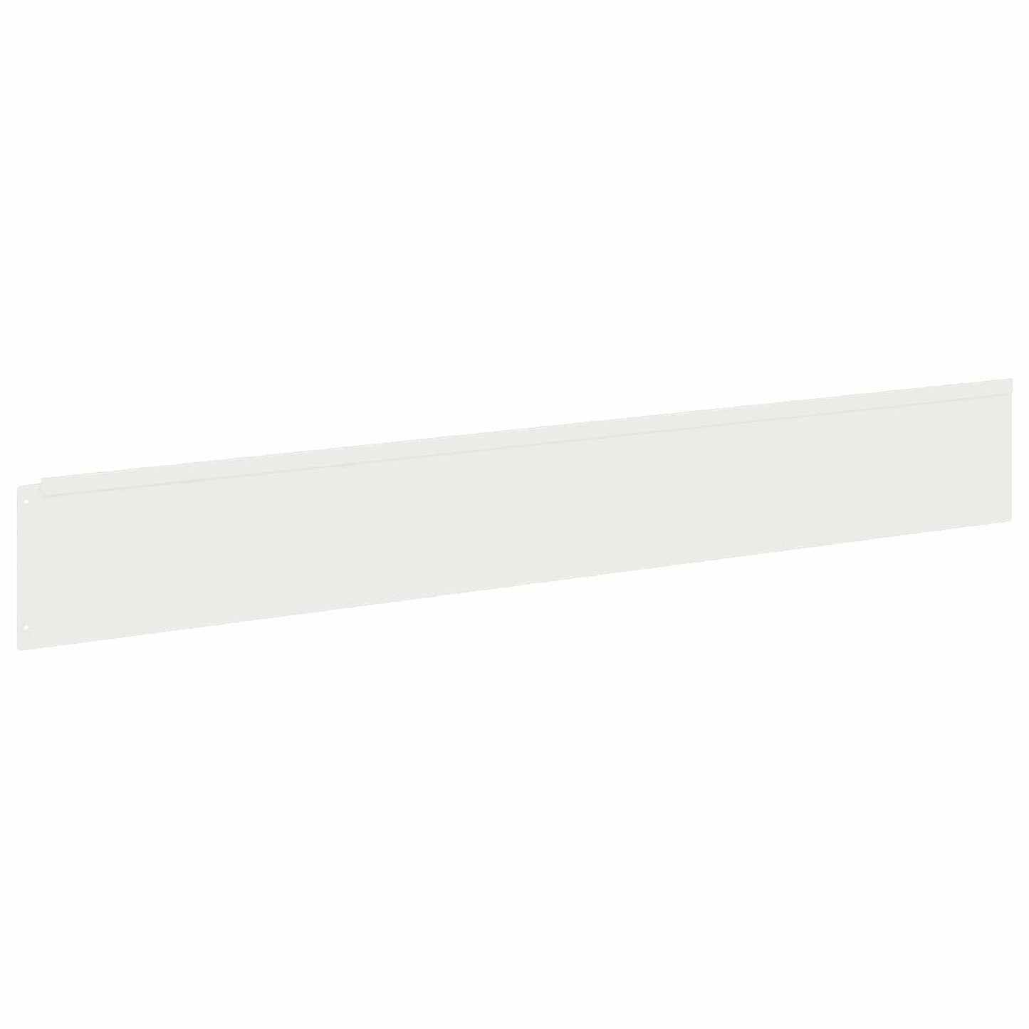 Bordura per Prato 20 pcs 100 x 15 cm Acciaio Bianco | homemem39