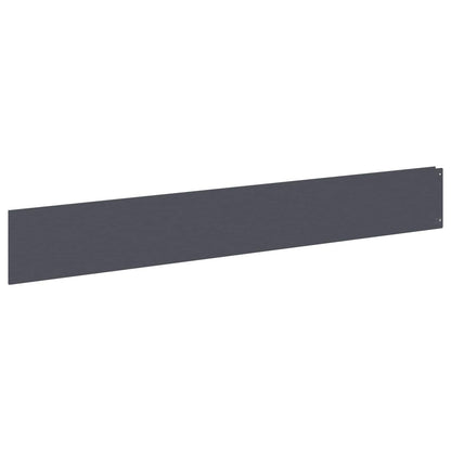 Bordura per Prato 10 pcs 100 x 15 cm Acciaio Antracite | homemem39
