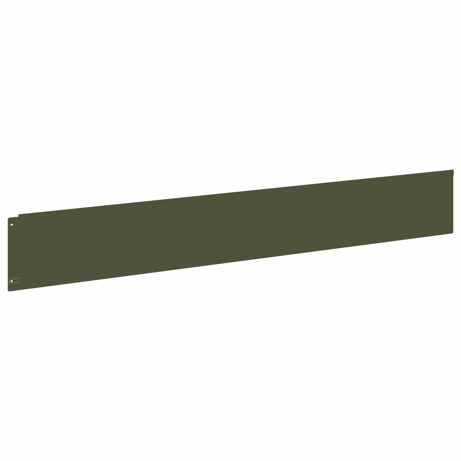 Bordura per Prato 30 pcs 100 x 15 cm Acciaio Verde Oliva | homemem39